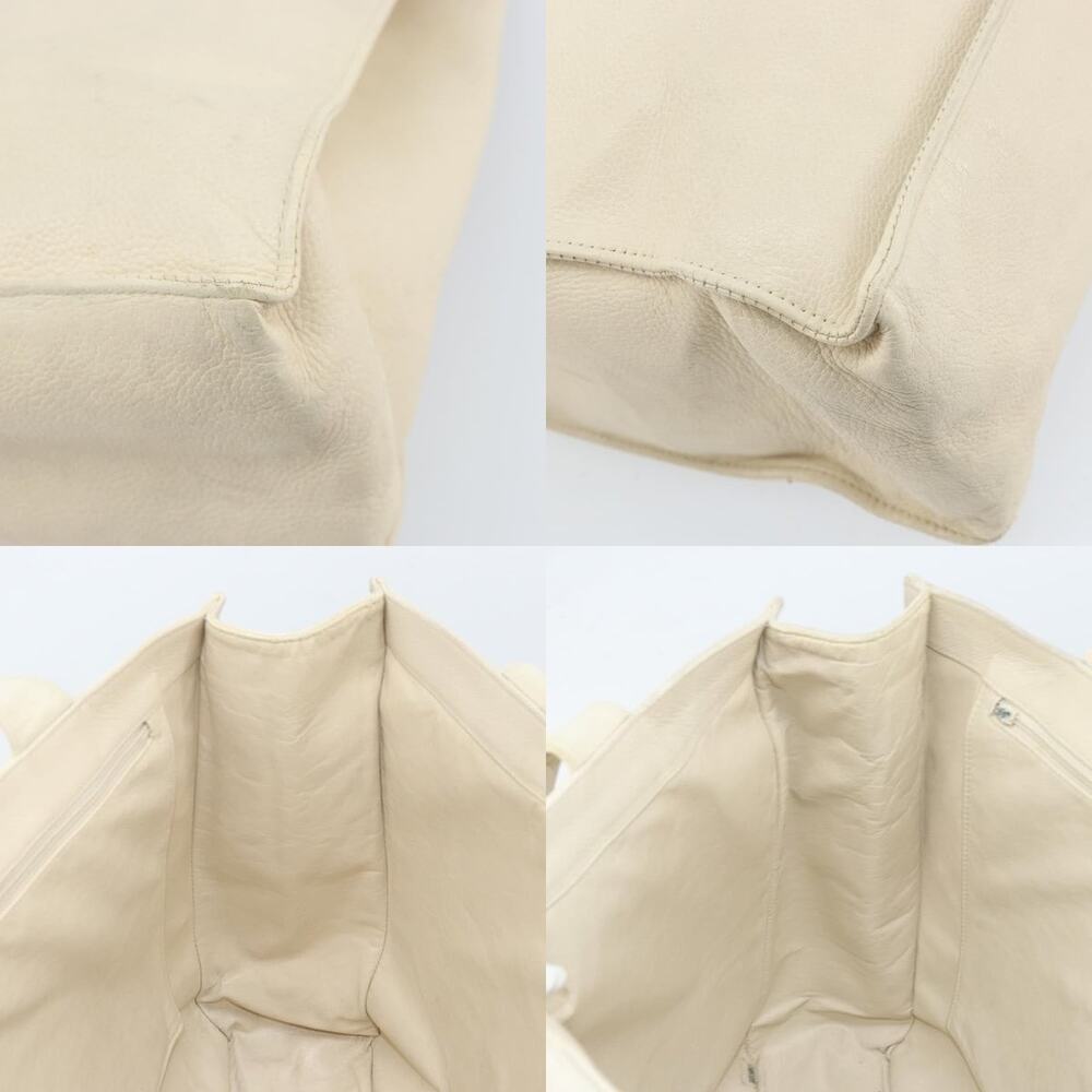 Chanel Caviar Skin White CC Tote - Picture 6 of 7